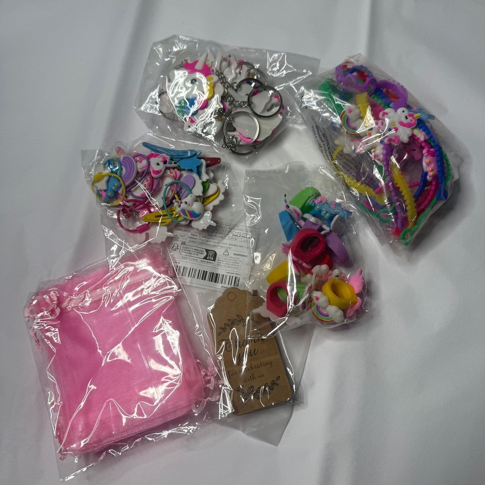 Unicorn Party Bag Favors Accessories Set New